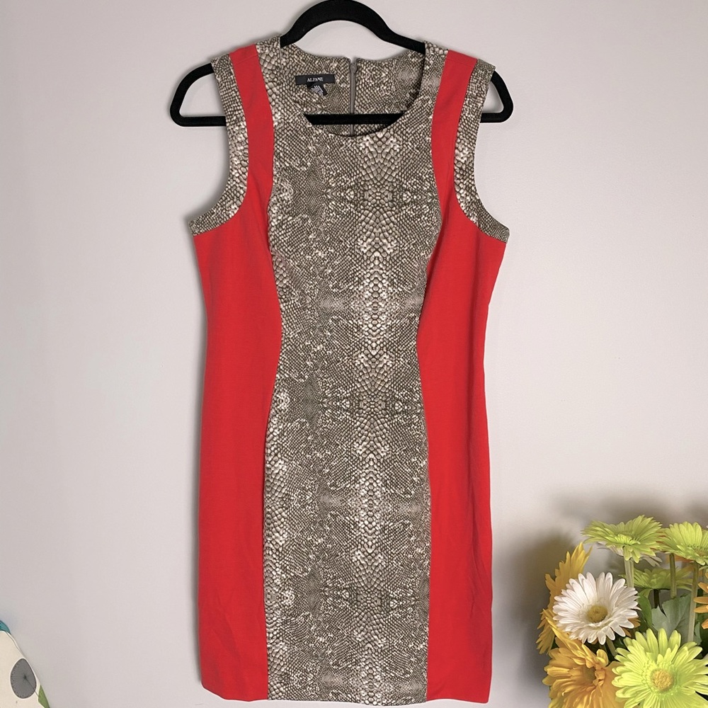 Snake Skin Print Dress (size 10)